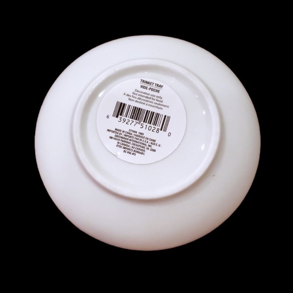 Decorative Ceramic Mermaid Ring Tray White - Picture 3 of 6